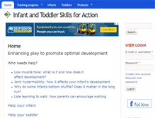 Tablet Screenshot of developmentalgym.com